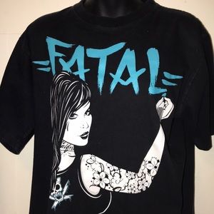 Ladies FATAL Tee with decal